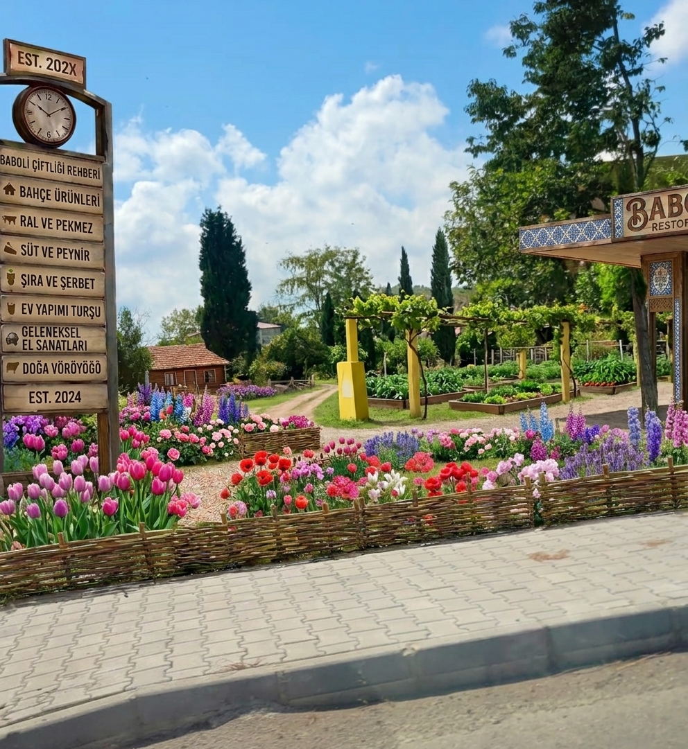 Dönüşüm sonrası çiftlik lokantası tasarımı