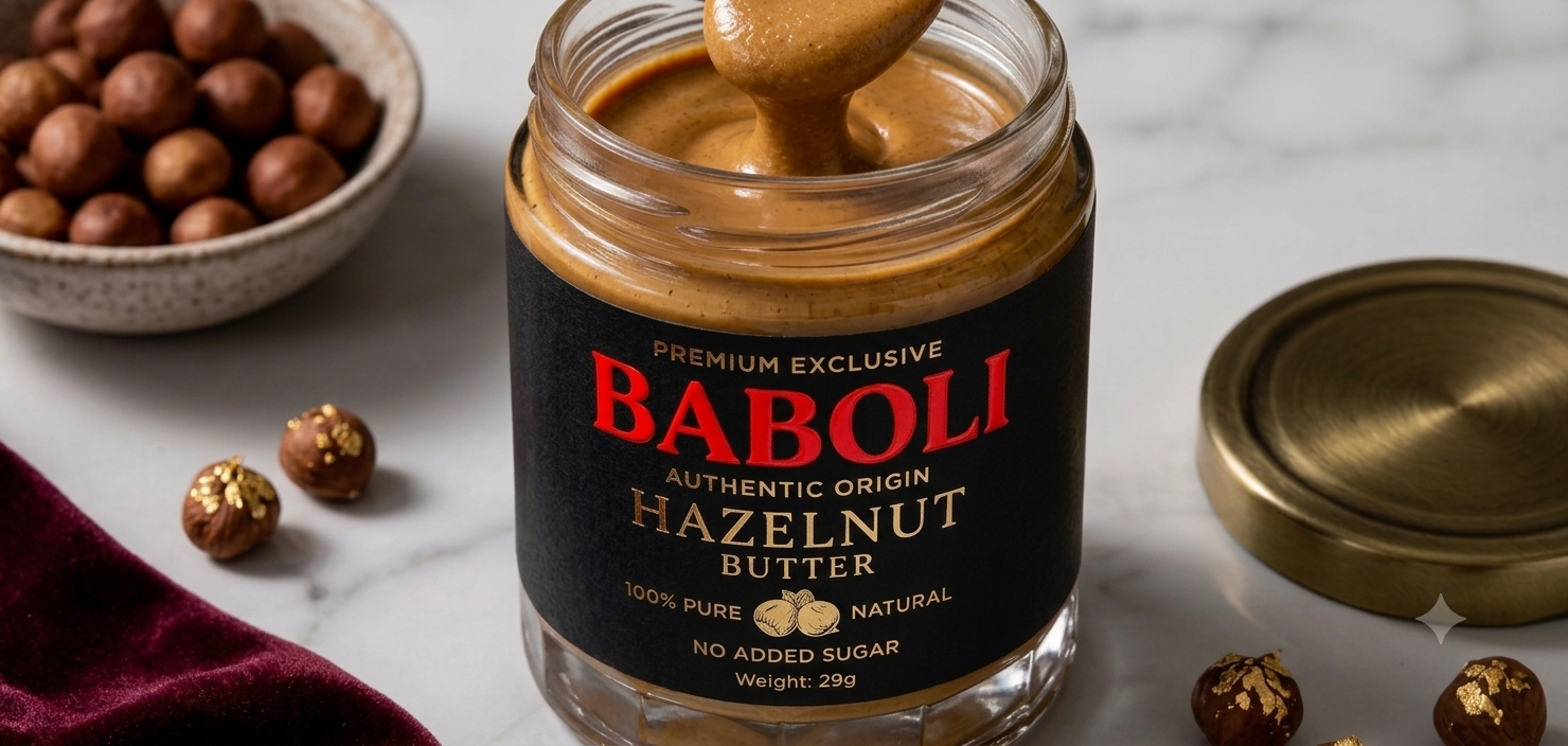 BABOLI Saf Kavrulmuş Fındık Ezmesi